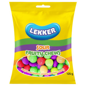 Lekker - Sour Fruit Chews - 125g