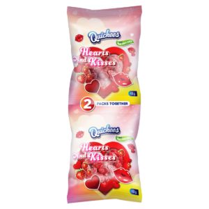 Quickees - Two Pack Kisses and Hearts - 80g