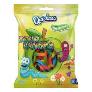 Quickees - Sour Worms - 125g
