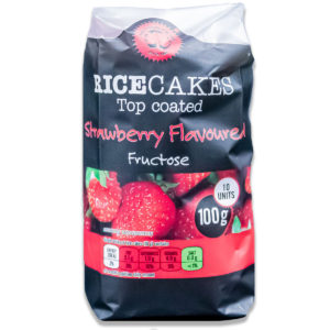 Strawberry Flavoured Rice Cake 100g